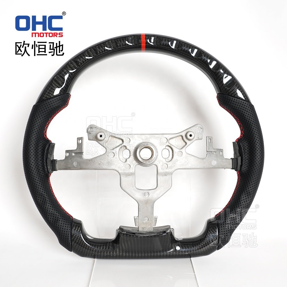 USA Stock Carbon Fiber Steering Wheel For Chevy Chevrolet Z06 C6 Zr1 Corvette Steering Wheel 2013 2012 2011 2010 2009 2008 2007