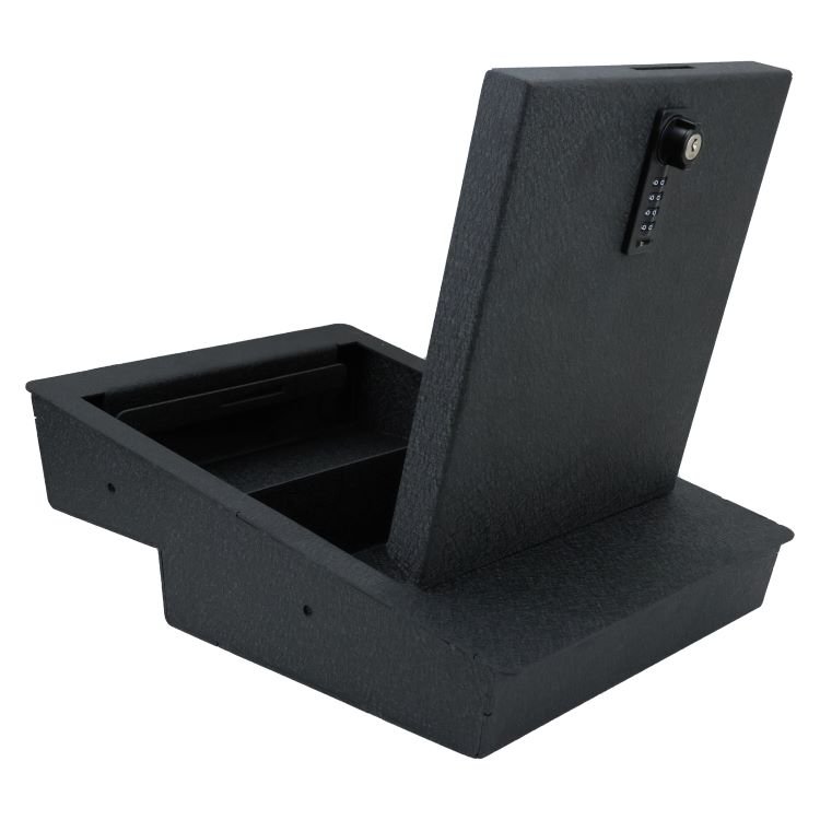 Auto Console Safe Car Gun Safe for 2022 Chevy Silverado 1500 Armrest Storage Box Security Console Gun Safe Console Vault