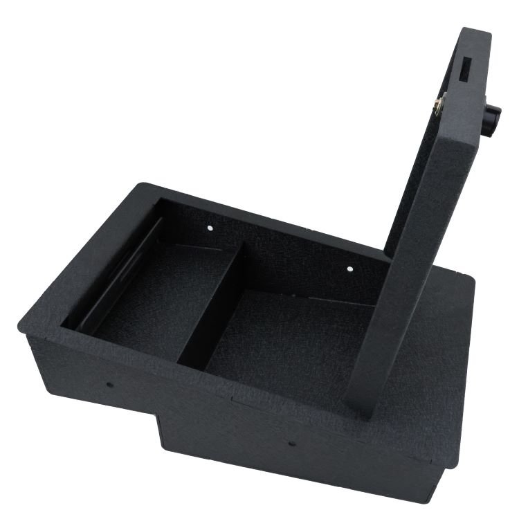 Auto Console Safe Car Gun Safe for 2022 Chevy Silverado 1500 Armrest Storage Box Security Console Gun Safe Console Vault