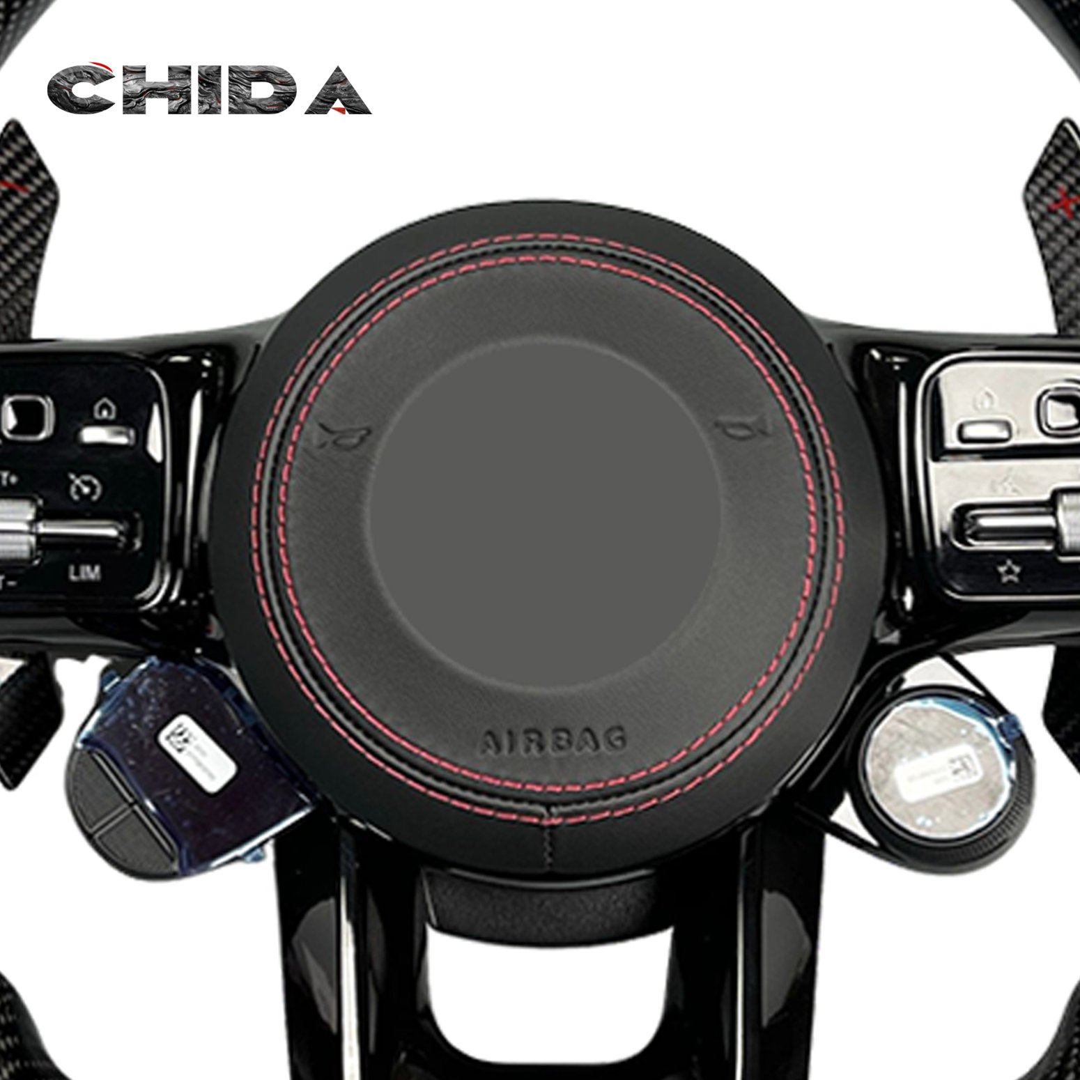 Real Carbon Fibre Steering Wheel For Mercedess-Benzs AMG CLS G-Class W217 W218 W219 W222 W221 W212 W253 W463 W464