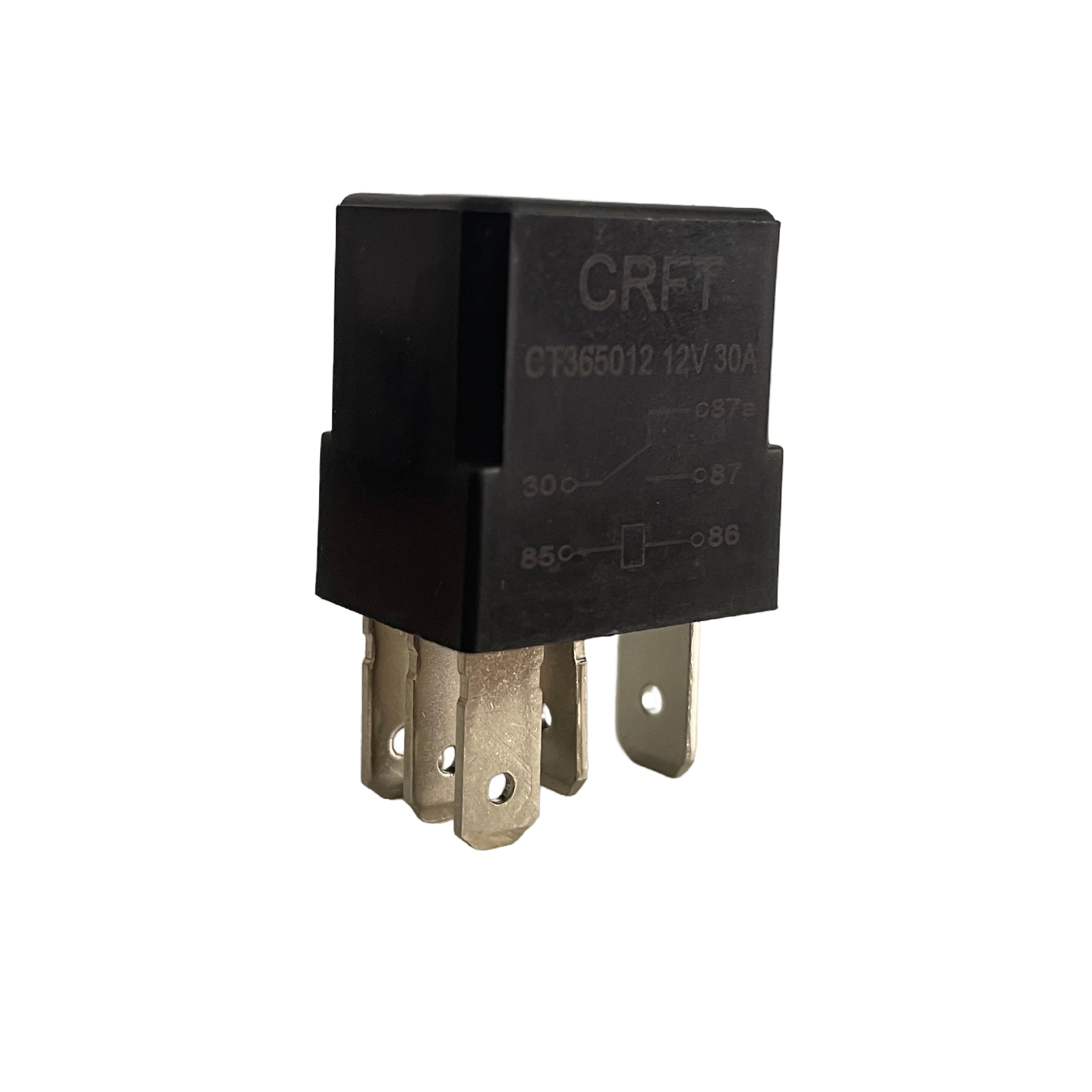 CRFT CT365 Automotive Car Relay 5pin 12V 30A With 5 Wires Auto Relay Socket