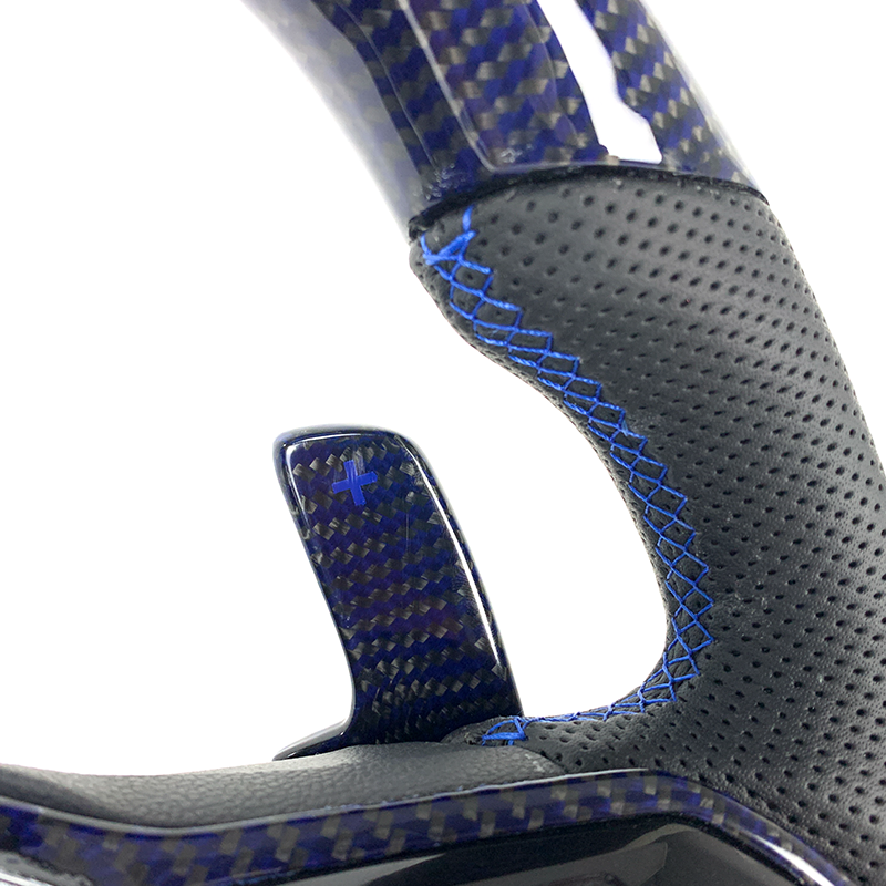 Factory hot sale car interior accessories carbon fiber steering wheel for Volkswagen Golf 8 MK8