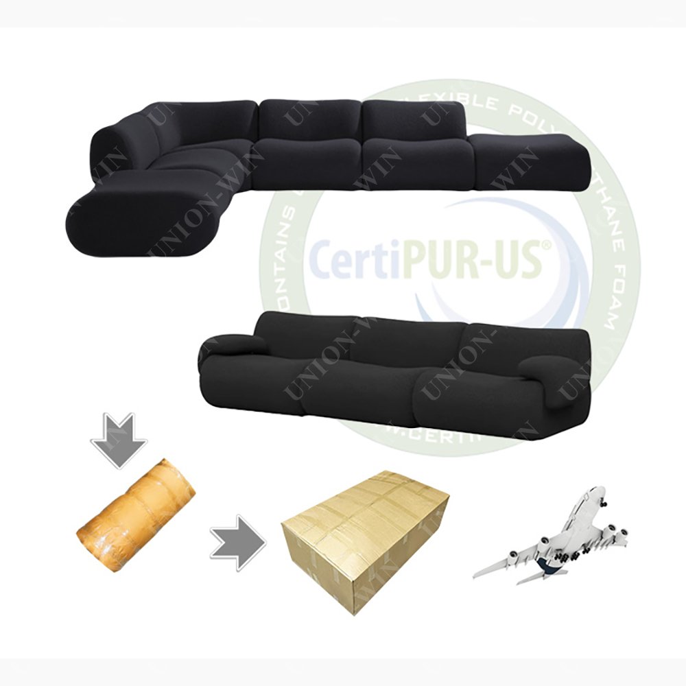 Beezin Custom Footstool Compressed Moulder Cloud Modular Chairs Bed Vacuum Foam Set Furniture Cloud Sofa Foam Compression