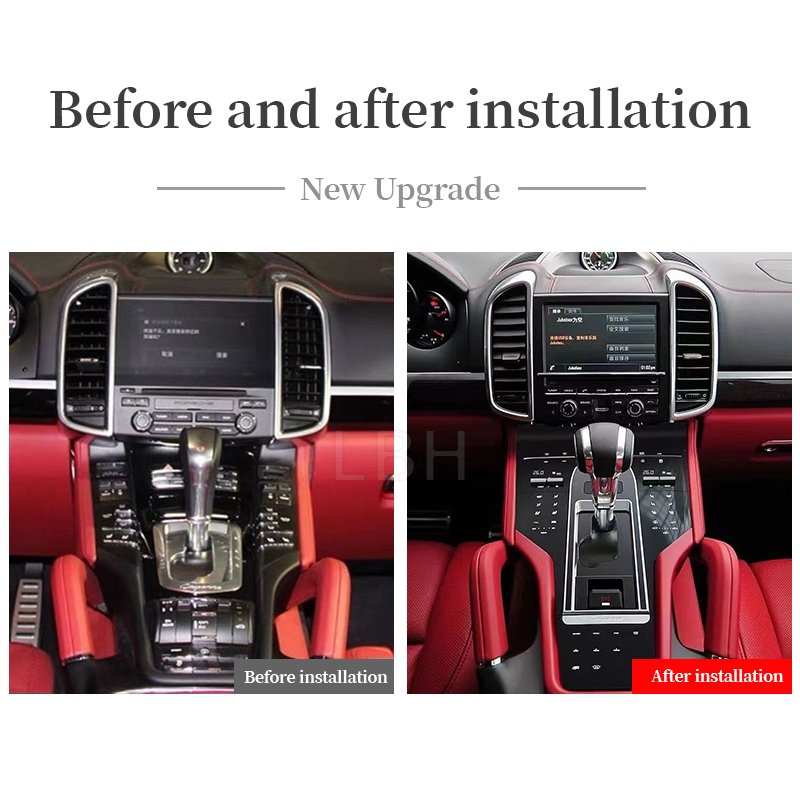 For 2010-2017 Porsche Cayenne Interior Center Armrest Saddle Digital Full Touch LCD Panel Center Console Handrail Control Board