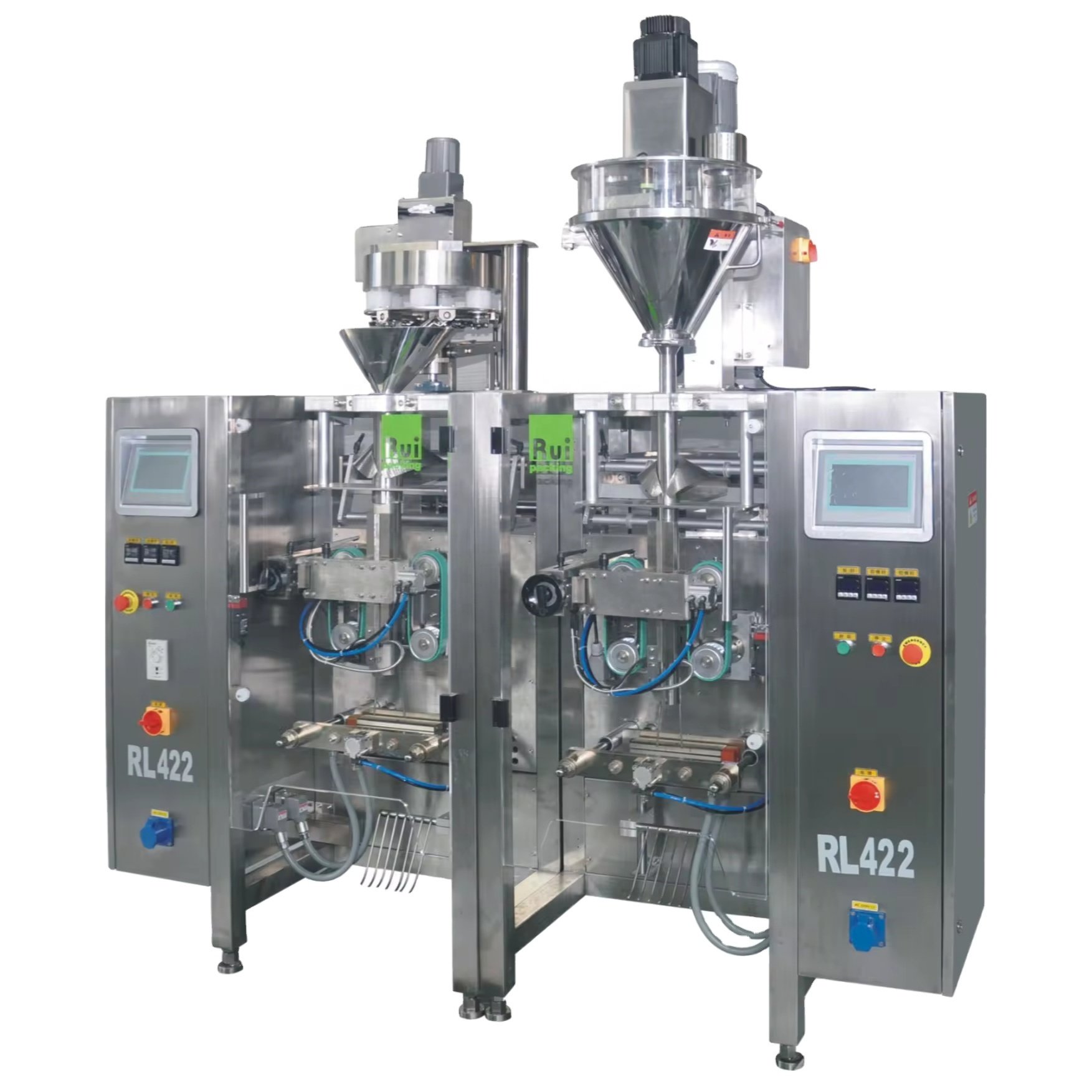RL422 Twin Automatic Vertical Packing Machine for Grain Agricultural Products