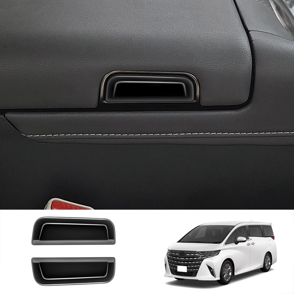 For Alphard/Vellfire 40 Series Armrest Box Left and Right Switch Panels ABS Car Interior Accessories Protective Decoration