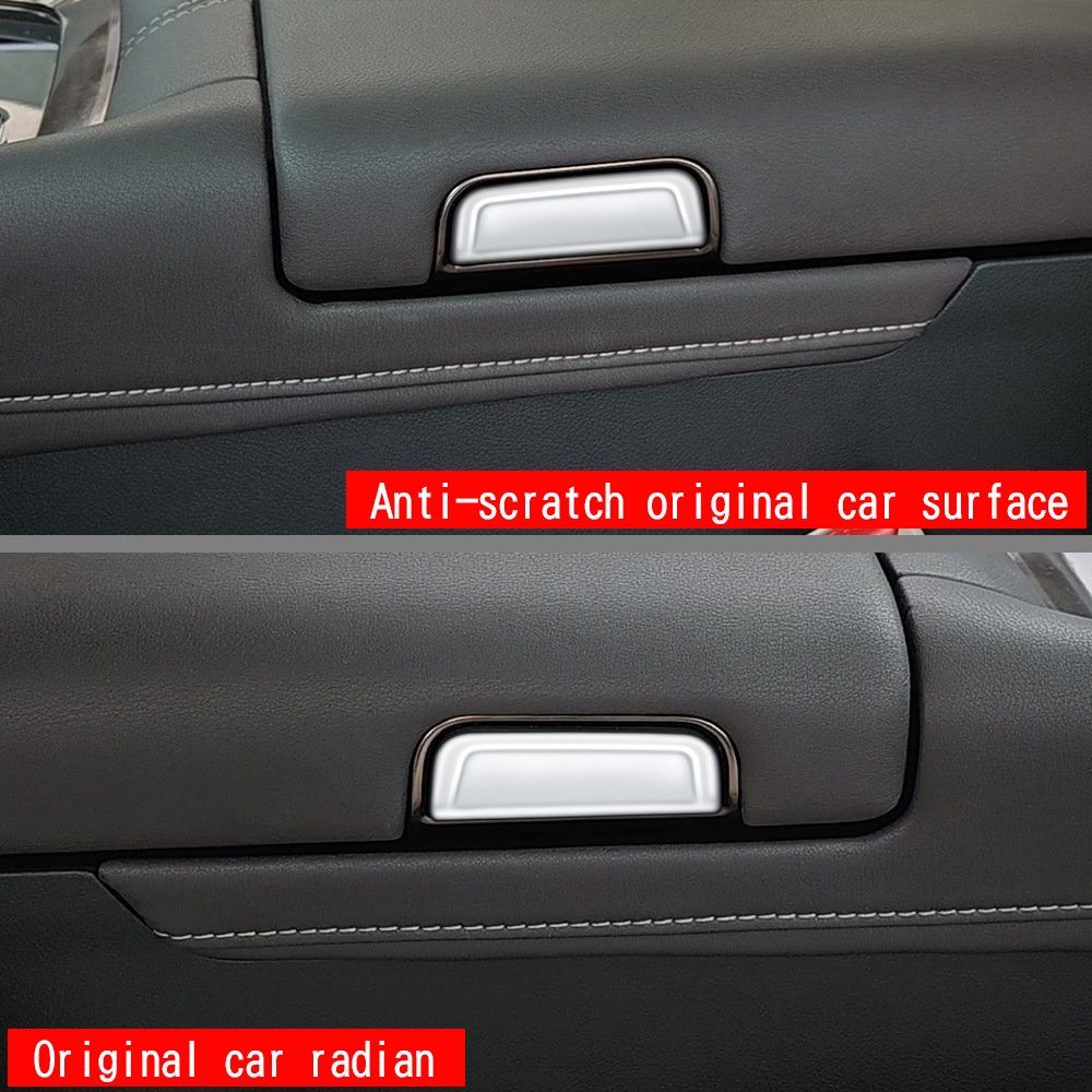For Alphard/Vellfire 40 Series Armrest Box Left and Right Switch Panels ABS Car Interior Accessories Protective Decoration