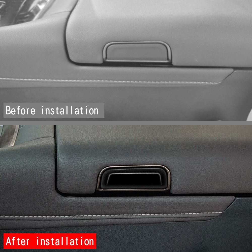 For Alphard/Vellfire 40 Series Armrest Box Left and Right Switch Panels ABS Car Interior Accessories Protective Decoration
