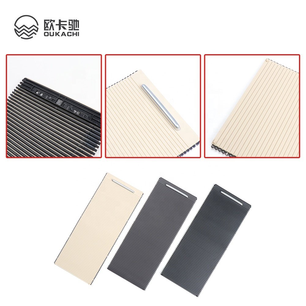 For Volkswagen Magotan Rear Seats Central Armrest Curtain Passat B6 B7 CC Container Storage Box Center Console Shutters Cover