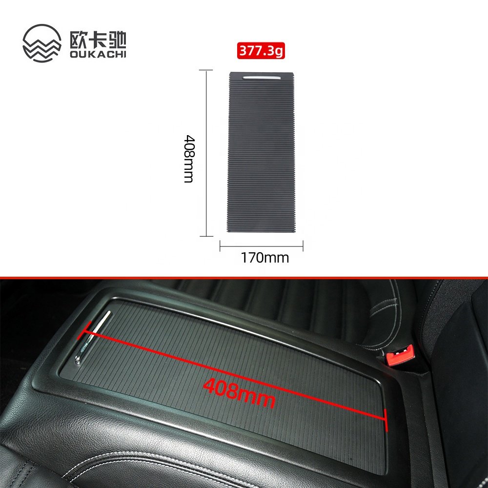 For Volkswagen Magotan Rear Seats Central Armrest Curtain Passat B6 B7 CC Container Storage Box Center Console Shutters Cover