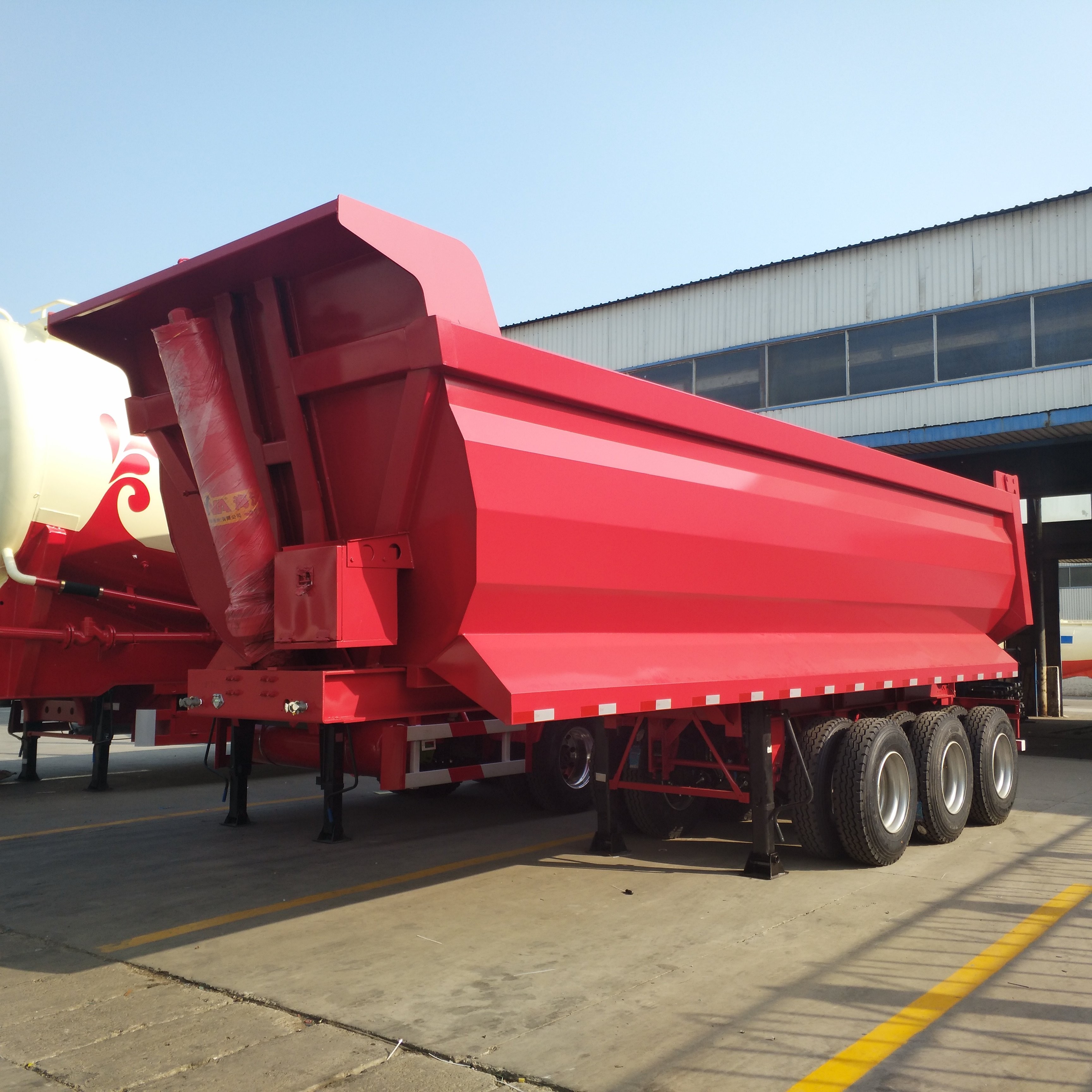 Heavy Duty 50 Ton 60 Ton Tipper/Rear Dumper Semi Trailer Dump Truck Trailer for Sale