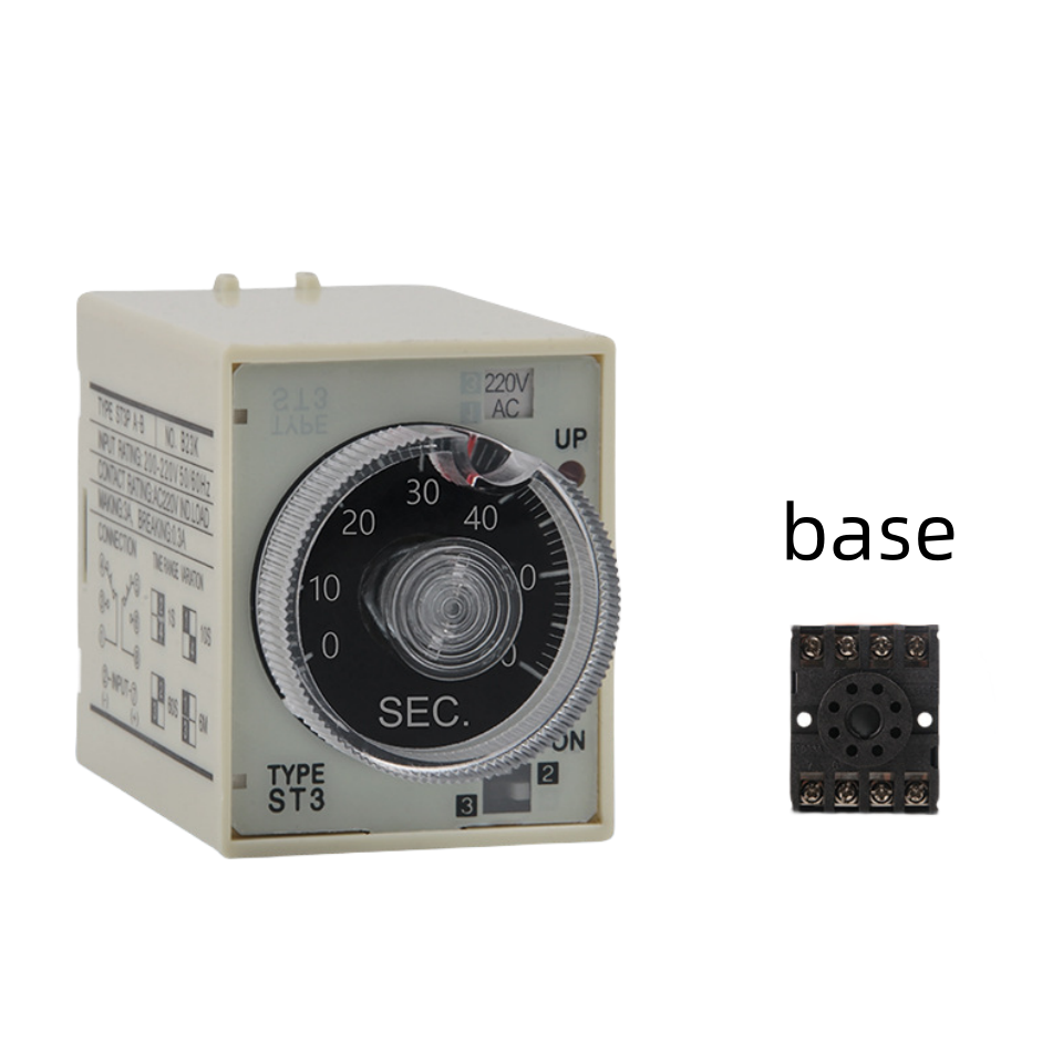Digital Timer with 8 Pin Base, AH3D, 240 VAC Made in China