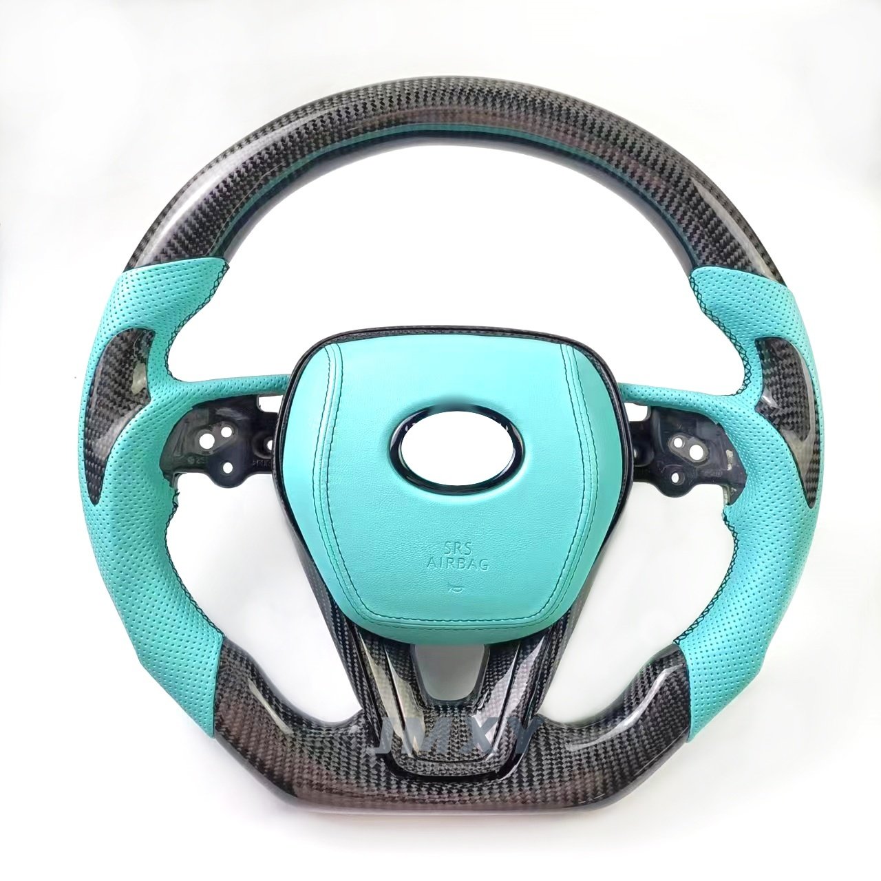 Customized car sports carbon fiber steering wheel, suitable for Toyota Camry Corolla Highlander steering wheel