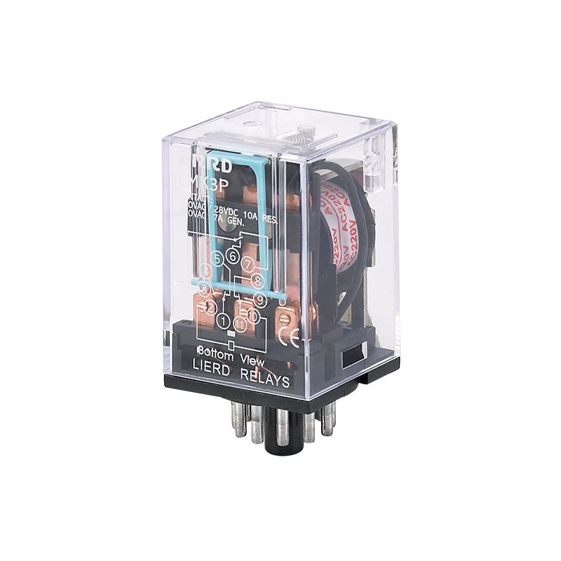 LIRRD Brand 11PIN 10A AC 380V DC 220V Industrial High Power General Purpose Miniature Electromagnetic Relay