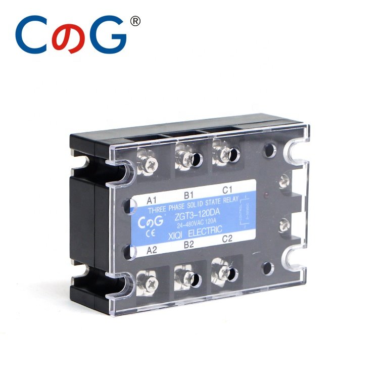 CG 3 Phase 120A 150A 200A DA Three-Phase SSR DC Control AC Solid State Relay SSR 3-32V DC to 24-480V AC