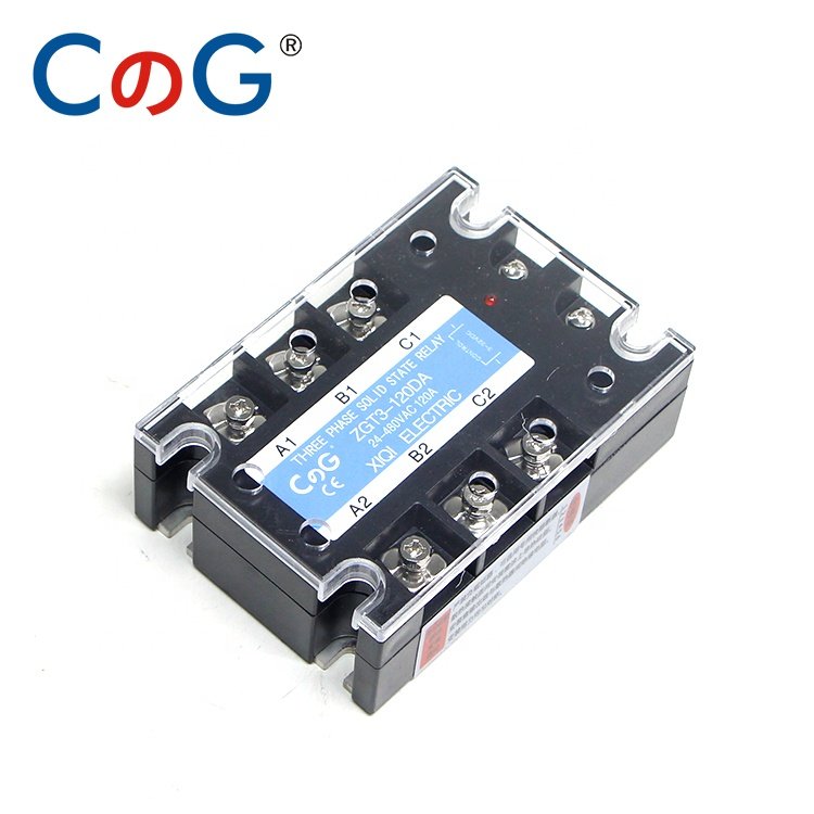 CG 3 Phase 120A 150A 200A DA Three-Phase SSR DC Control AC Solid State Relay SSR 3-32V DC to 24-480V AC