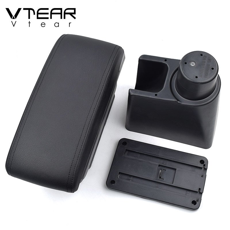 Vtear for Chevrolet Spark Armrest USB Charging Heighten Double Layer Storage Box Central Store Content Arm Rest Car Accessories