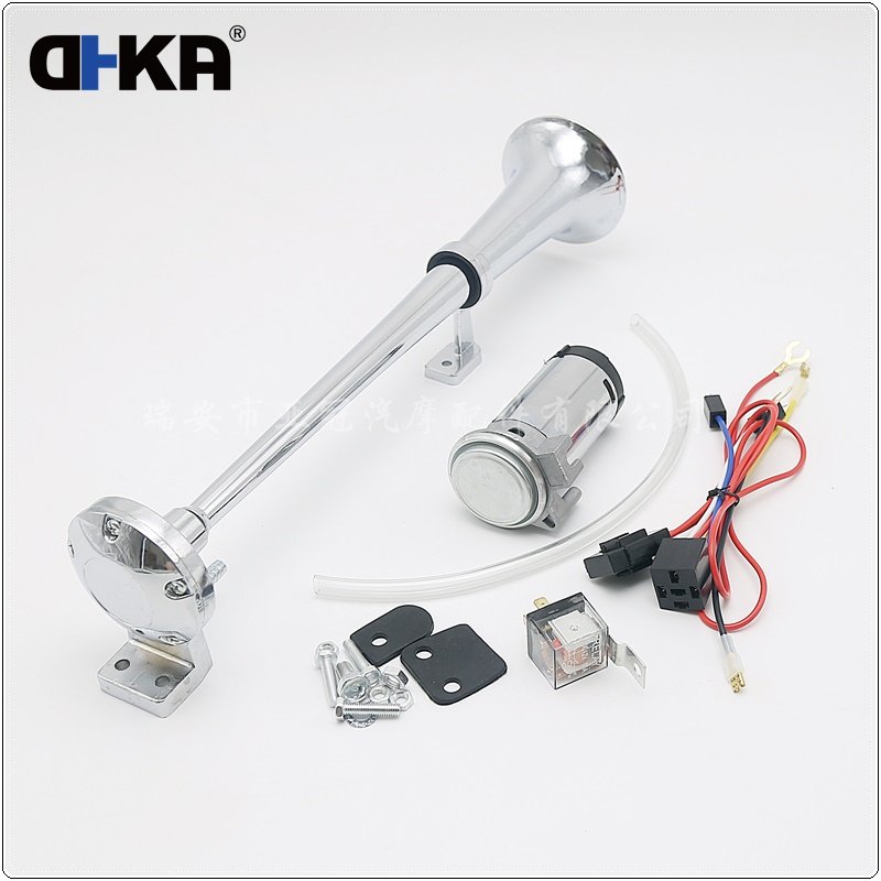 Super Loud 12V Single Air Horn With Valve , One Pipe Popular in Thailand Market AS041CU