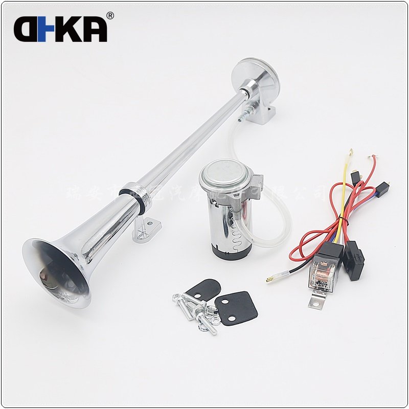 Super Loud 12V Single Air Horn With Valve , One Pipe Popular in Thailand Market AS041CU