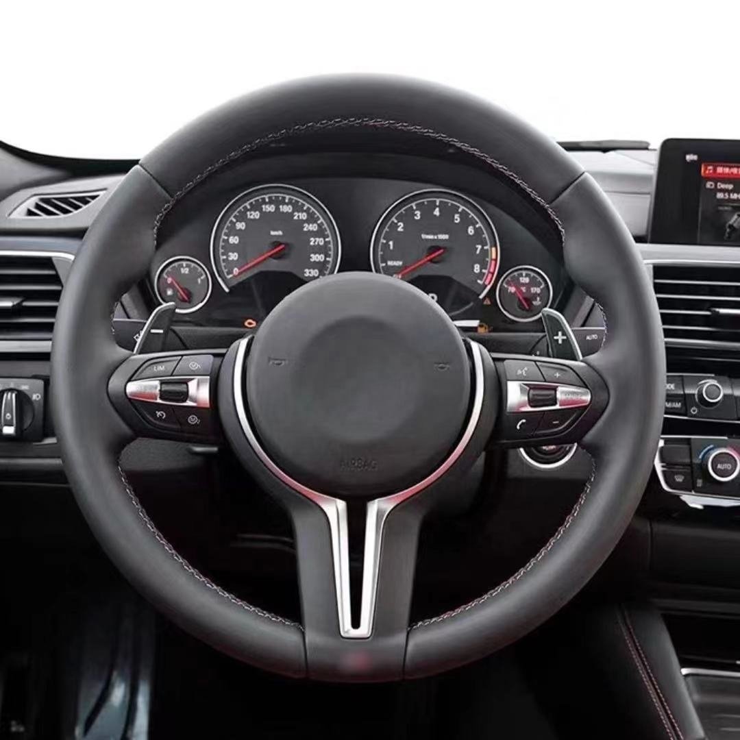 Customized M Performance Leather Steering Wheel Fit For BMW E90 E70 M Sport Steering Wheel