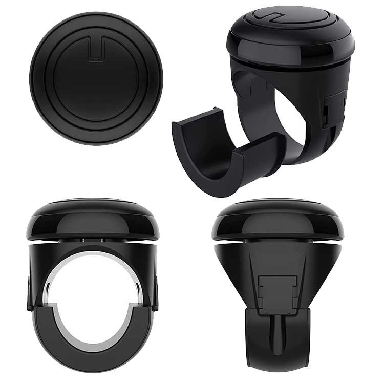 Universal Car Wheel Steering Spinner Knob Auto Steering Plastic Rubber Interior Accessories