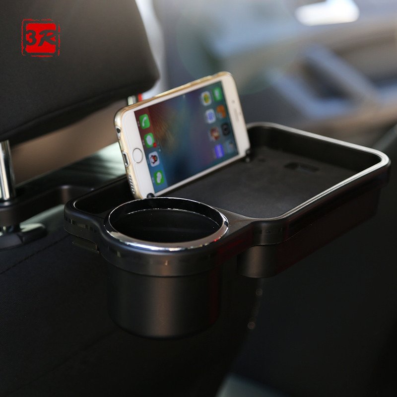 Car Accessories Market in China Back Seat Tray Car Desk Organizer With Cup Holder