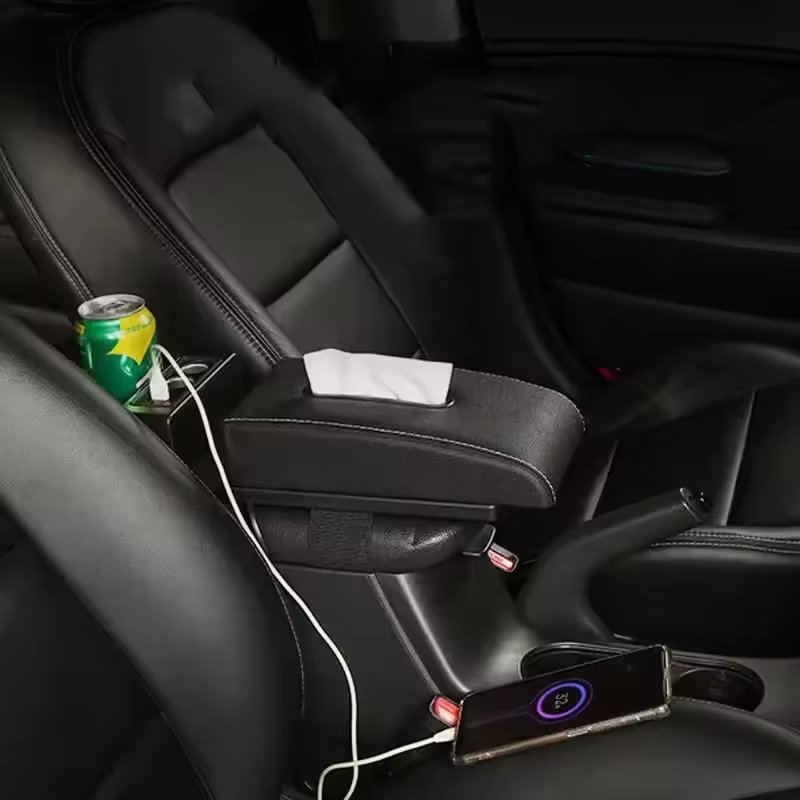 Car Universal Accessories Central Elbow Support Rest Car Seat with Armrest Adjustable Length Console Box Car Armrest
