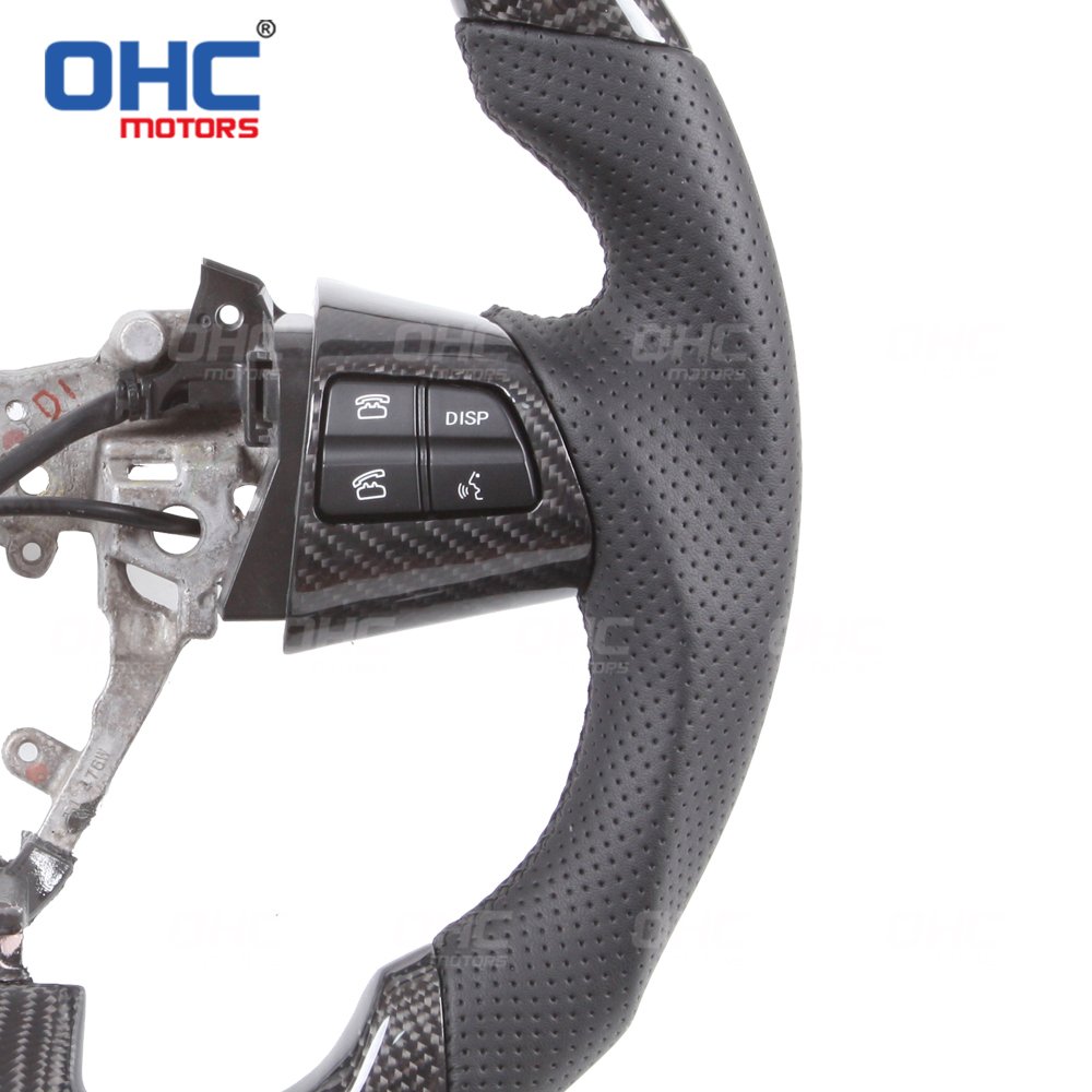 OHC Motors Hot Selling 100% REAL Carbon Fiber Steering Wheel for Toyota Corolla 2010 2011 2012 2013