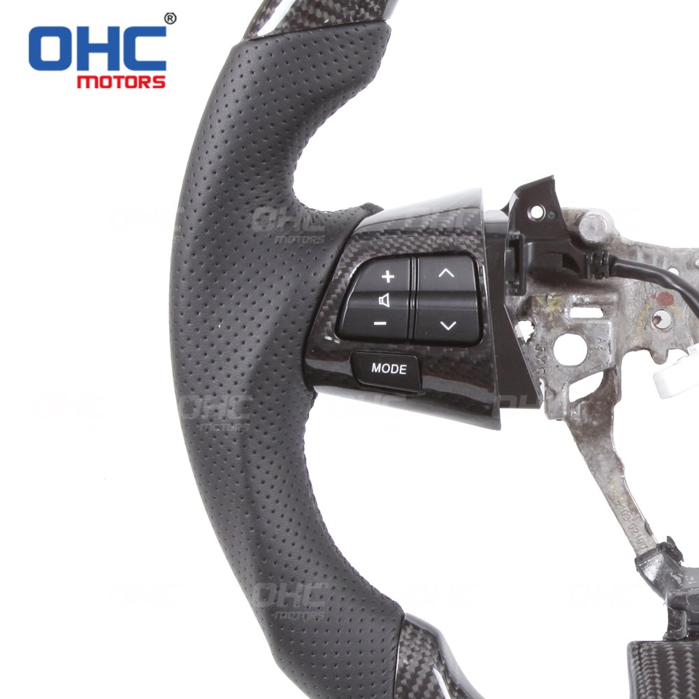 OHC Motors Hot Selling 100% REAL Carbon Fiber Steering Wheel for Toyota Corolla 2010 2011 2012 2013