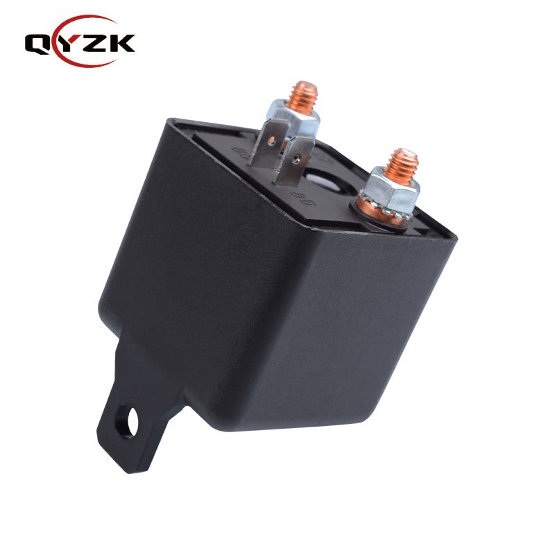 QYZK Load 200Amp 14VDC Relay Coil 12v High Power 4 Pin 200a Dc Car Start Relay for Truck Normally Open Heavy Duty Car