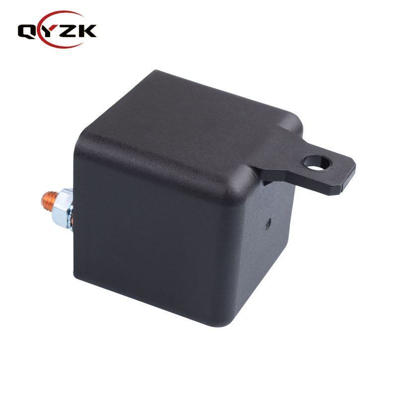QYZK Load 200Amp 14VDC Relay Coil 12v High Power 4 Pin 200a Dc Car Start Relay for Truck Normally Open Heavy Duty Car