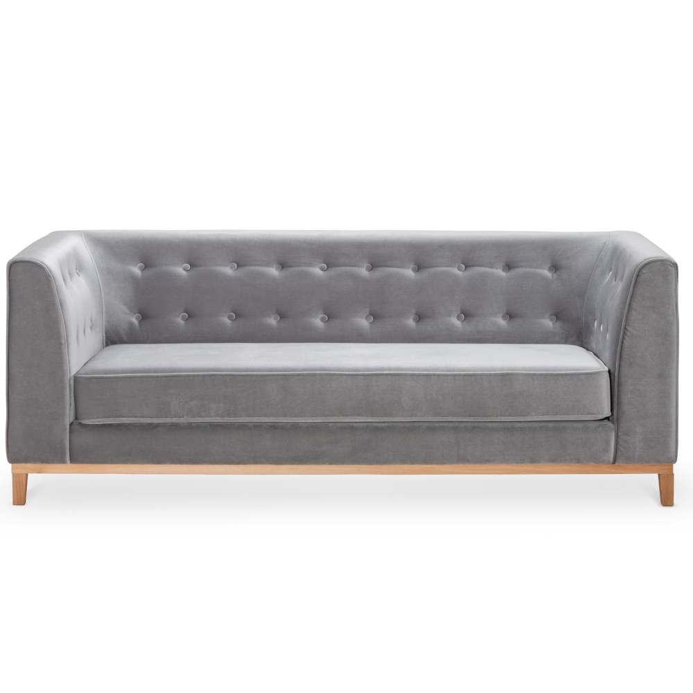 UPFurniture Alama Grand 3-Seater Sofa Single Wide Cushion and Angled Armrests Contract Sofa