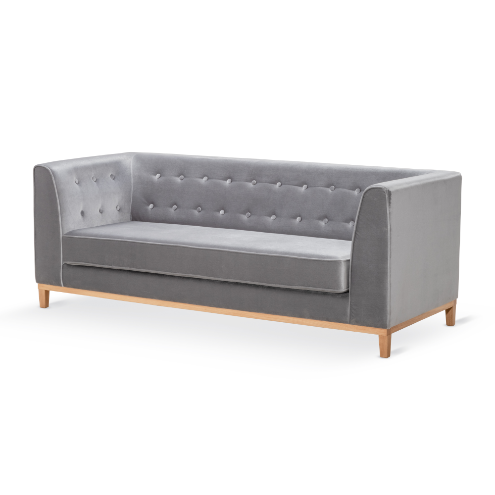 UPFurniture Alama Grand 3-Seater Sofa Single Wide Cushion and Angled Armrests Contract Sofa