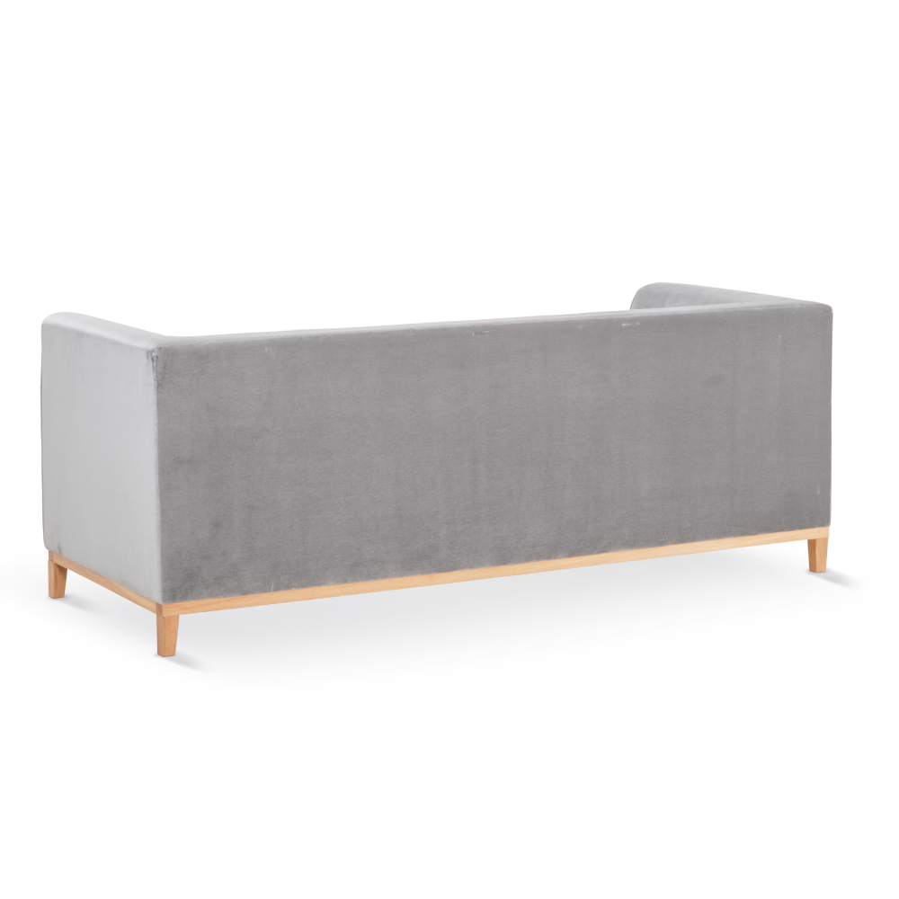 UPFurniture Alama Grand 3-Seater Sofa Single Wide Cushion and Angled Armrests Contract Sofa