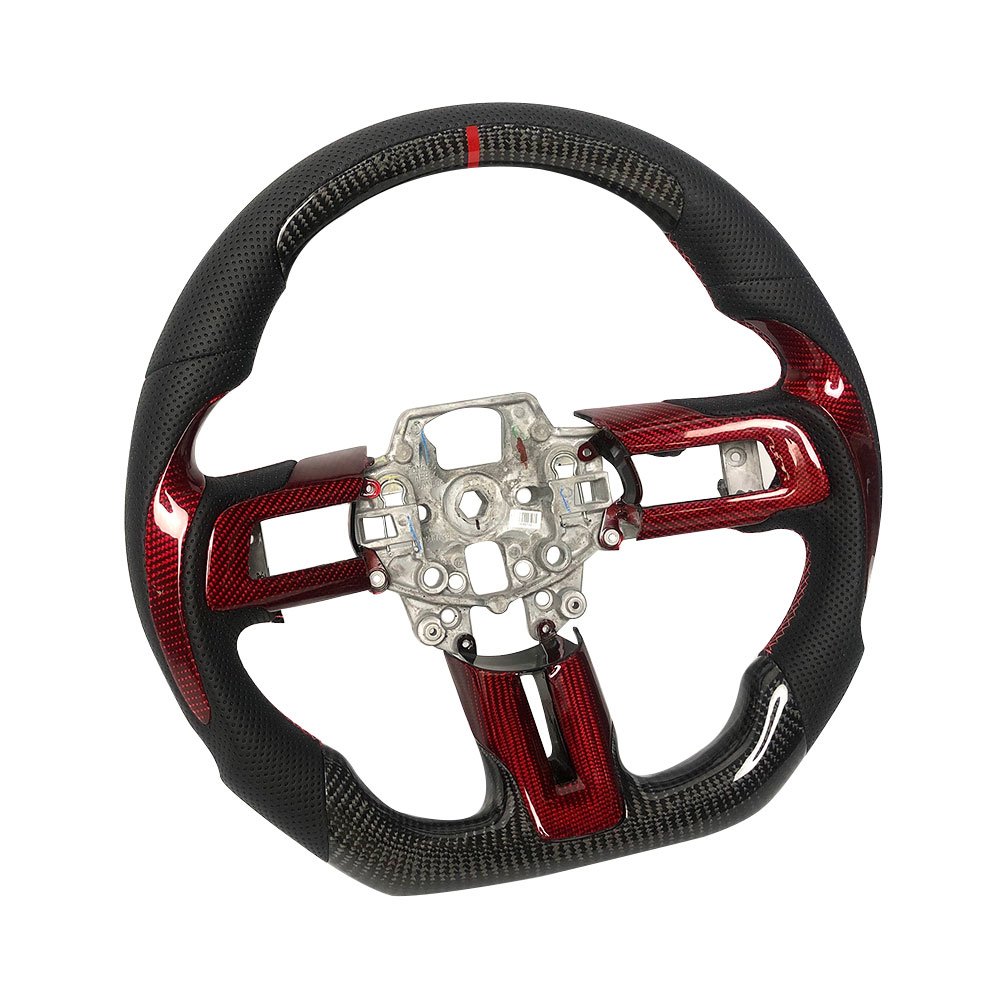 Car Steering Wheel Carbon Steering Wheel Sports for Ford Mustang GT 2013 2014-2018