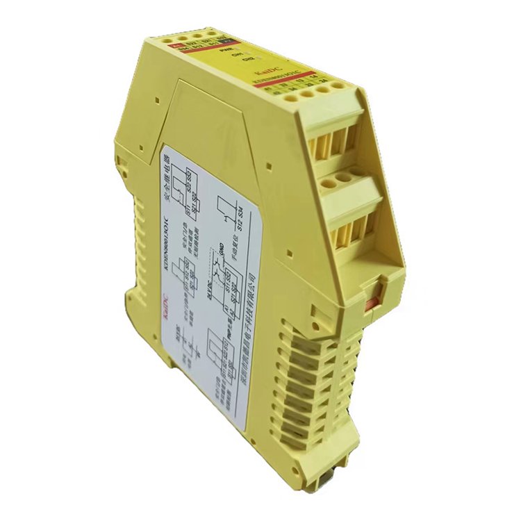 E-Stop button safety gate | 24V DC/AC | 3NO+1NC | Auto/Manual Reset KDEN8001 3O1C Safety light curtain relays