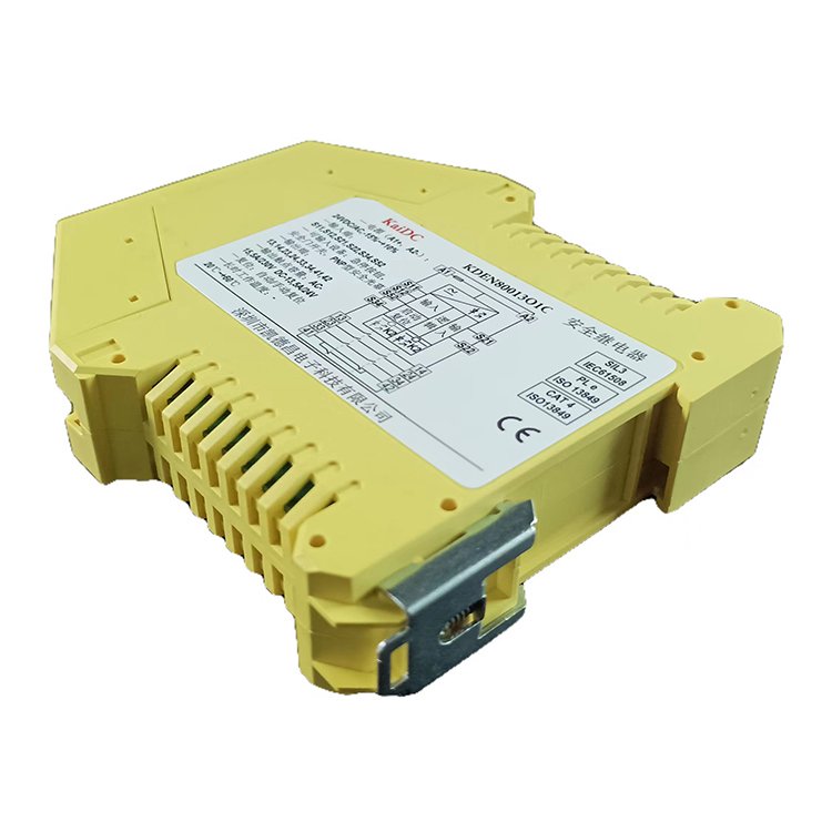 E-Stop button safety gate | 24V DC/AC | 3NO+1NC | Auto/Manual Reset KDEN8001 3O1C Safety light curtain relays