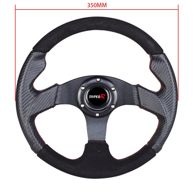 The latest product of the factory fashionable and comfortable PVC suede steering wheel, car steering wheel