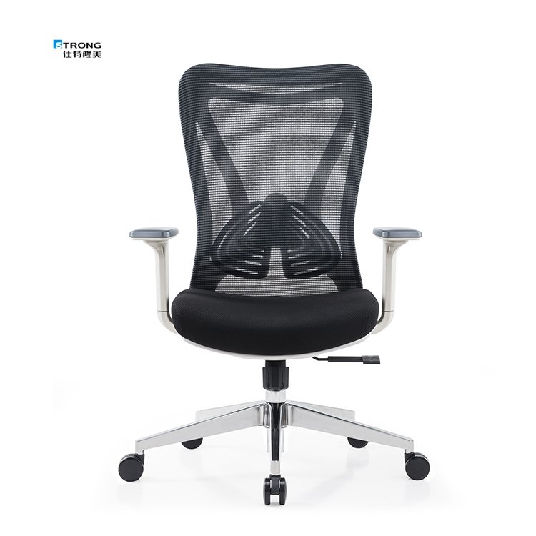 Modern New Design Adjustable Height Black Mesh Swivel Ergonomic Office Chair