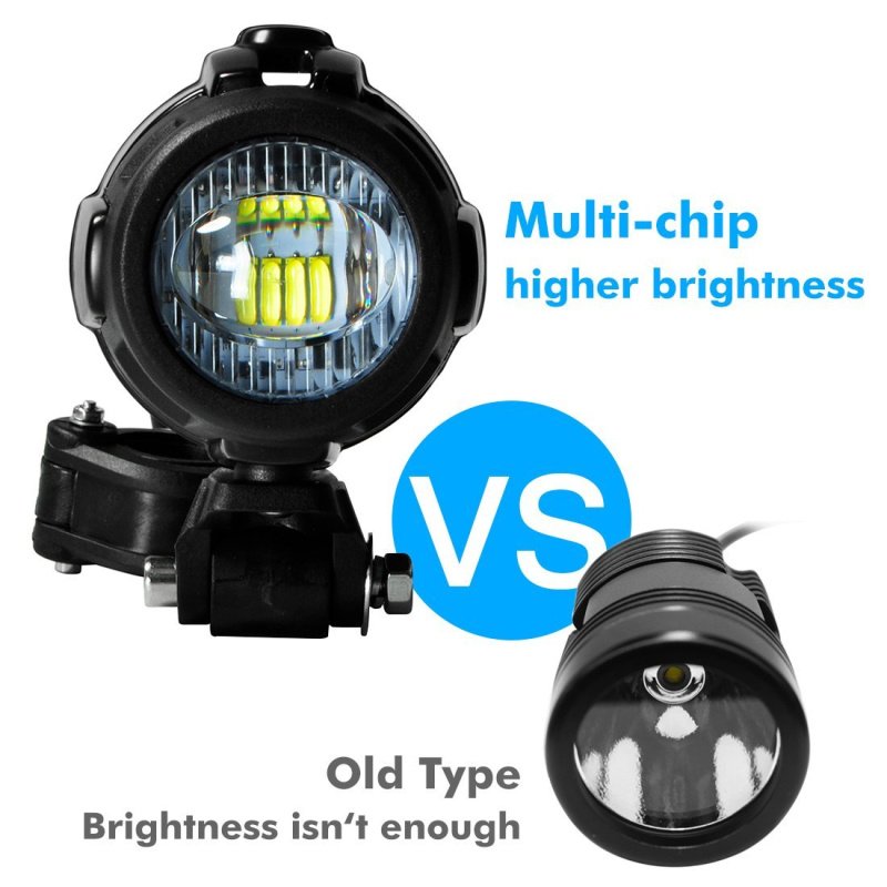 Motorcycle LED Auxiliary Fog Lights for BMW R1200GS R1250GS ADV F800GS F700GS F650GS K1600 for CRF1000L Africa Twin for Kawasa