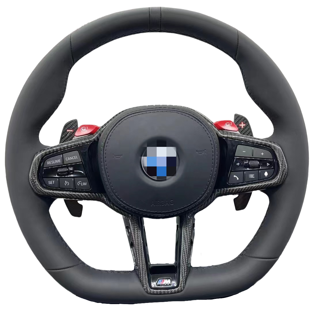 For BMW 3-7 Series F30 F35 G20 G25 G30 G38 ID5 ID6 ID7 Upgrade modified sports, custom forged carbon steering wheel