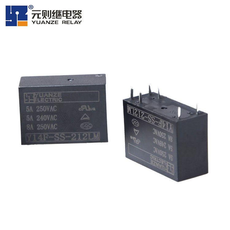 Yuanze General Purpose Power Rele Y14F G2R 4pin 6pin 8pin 10A 16A Miniature Relay HF14FF 12v Pcb Relay