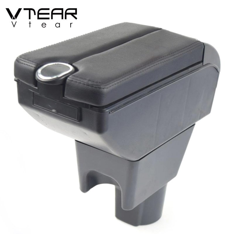 Vtear Armrest Interior Center Console Storage Box Arm Rest Car-styling Decoration Accessories Parts Organizer for Renault Duster