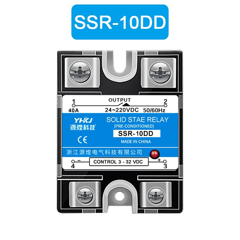 SSR-10DD/25DD/40DD Single Phase Epoxy Low Power Miniature Solid Relay