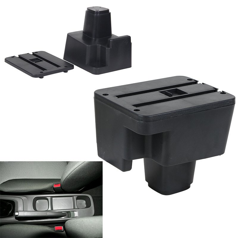 Muchkey Decoration Accessories Store Storage Box Adjustable Special Car Armrest Console Box Suitable for Chevrolet Sail 2010