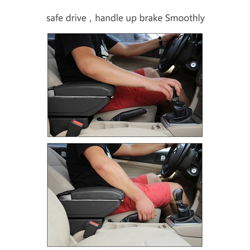 Muchkey Decoration Accessories Store Storage Box Adjustable Special Car Armrest Console Box Suitable for Chevrolet Sail 2010