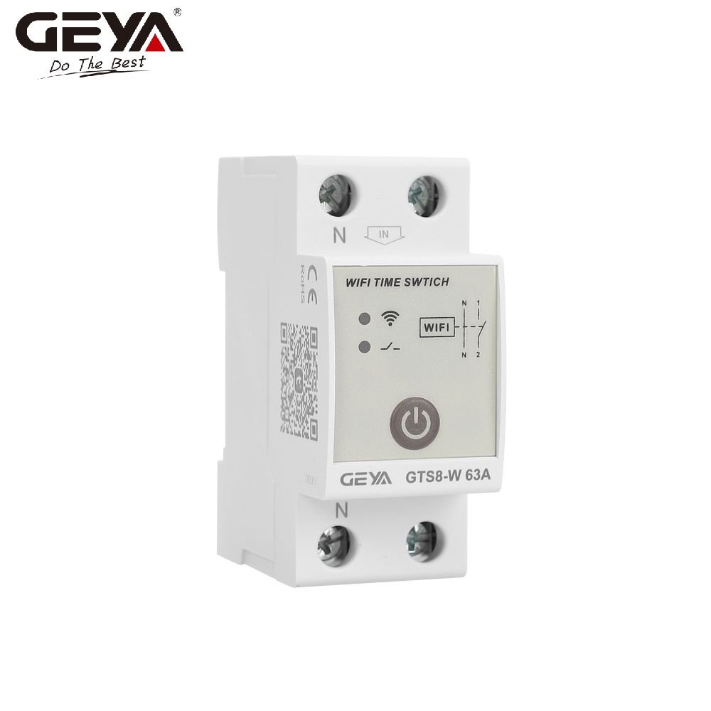 GEYA 32A NEW Wifi Relay Switch Module Wireless Smart Switch Ac 220v Iot Home Control Relay Wireless Rf Remote Control Switch