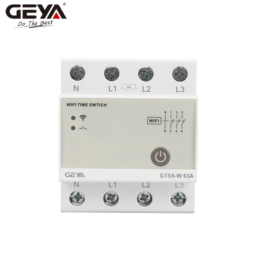 GEYA 32A NEW Wifi Relay Switch Module Wireless Smart Switch Ac 220v Iot Home Control Relay Wireless Rf Remote Control Switch