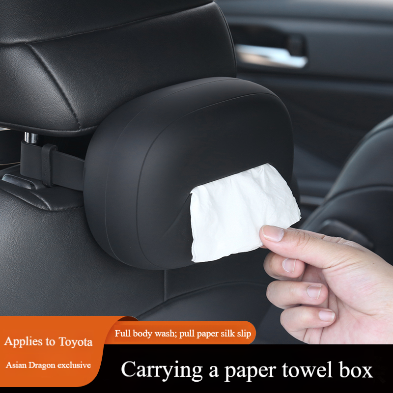 Factory Hot Selling Portable Car Seat Armrest High-end Tissue Box