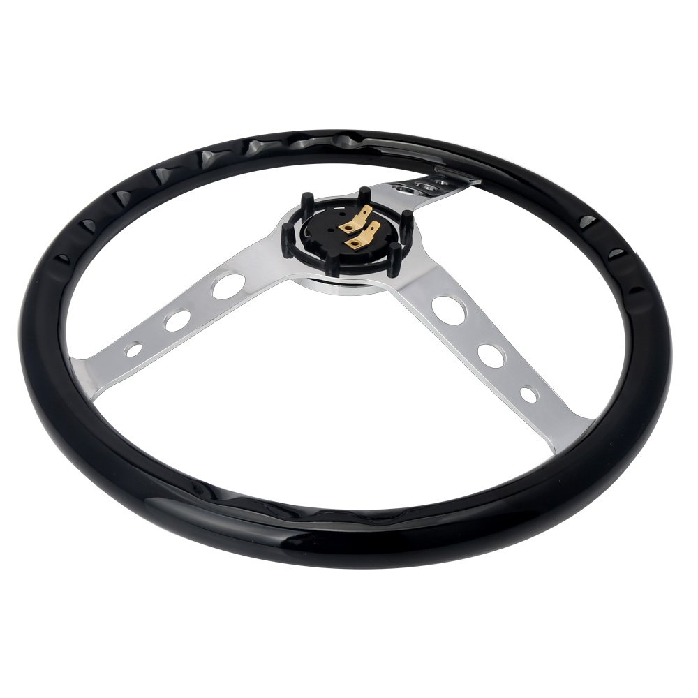 Wood Steering Wheel 380mm in Car Steering Wheel For Classic Car Retro